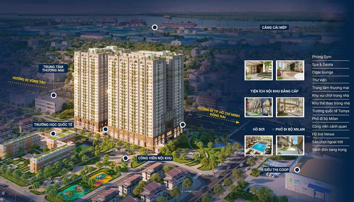 Banner giới thiệu dự án Căn Hộ Tumys Homes Phú Mỹ